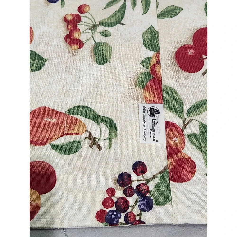 Longaberger Orchard‎ Fruit Medley Window Valance 72